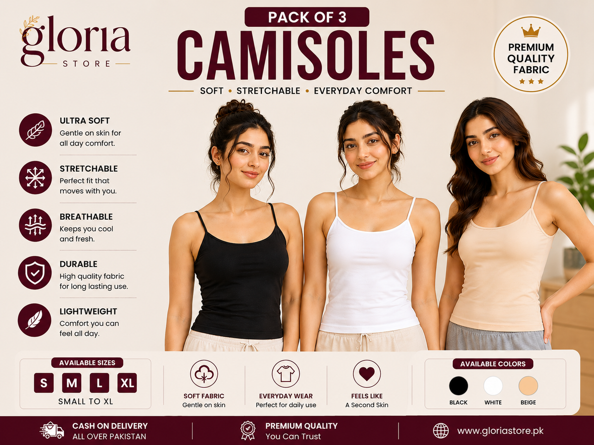 Pack OF 3 Camisoles