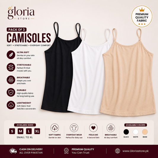 Pack OF 3 Camisoles