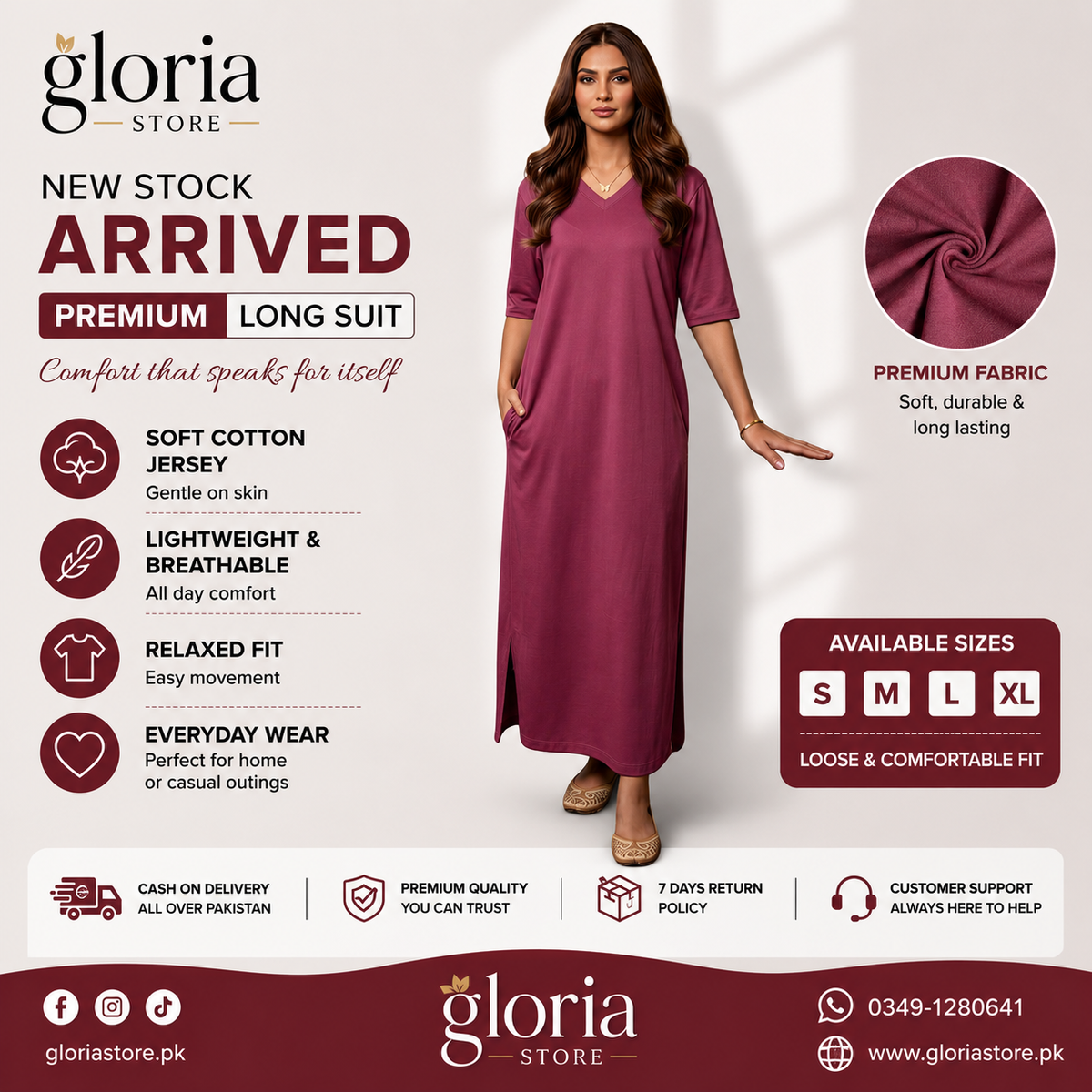 Plain Pink V-Neck with 2 Pockets Summer Suit